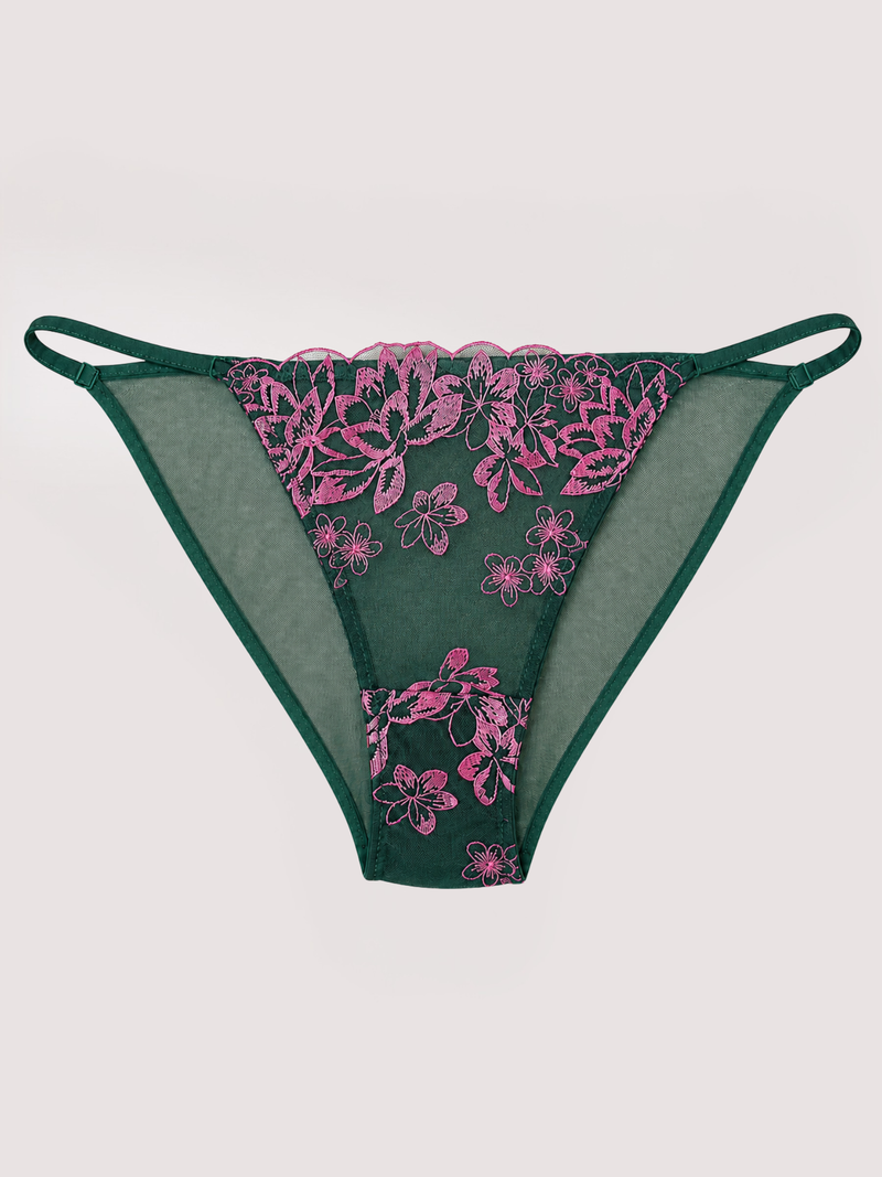 Ada Blossom Green & Pink Brief