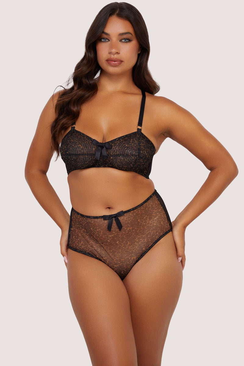 Hazel Leopard Print Classic High Waist Brief