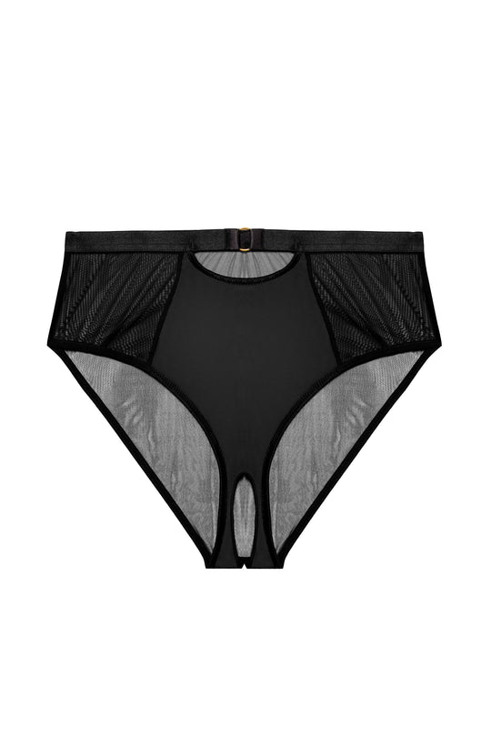 Kristina Black Ouvert High Waist Brief