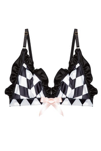 Beatrix Harlequin Frill Triangle Bra