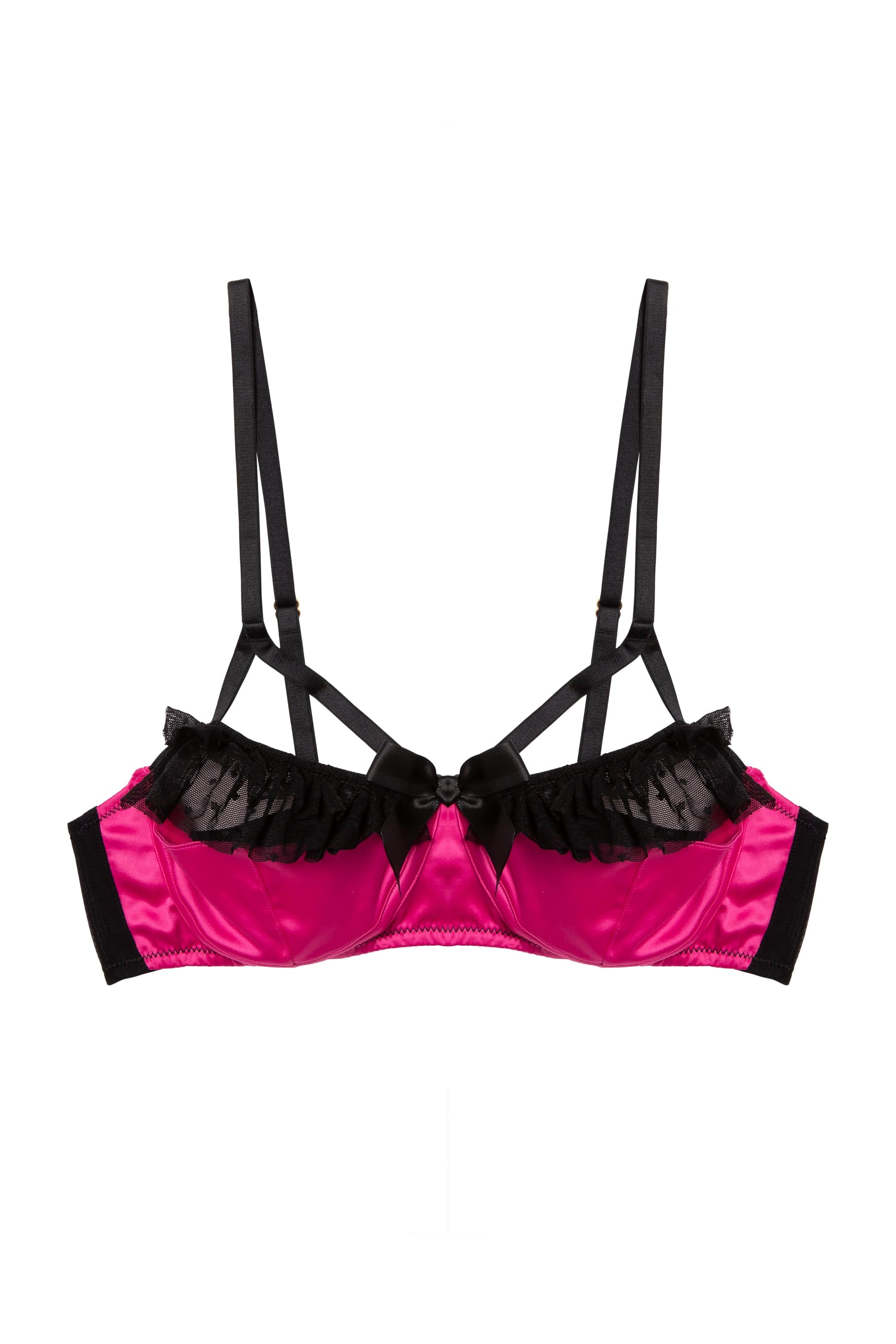 Inga Pink Ruffle Balconette Bra