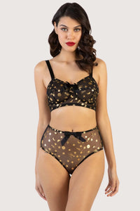 Solar Black and Gold Cosmic Print Bullet Set