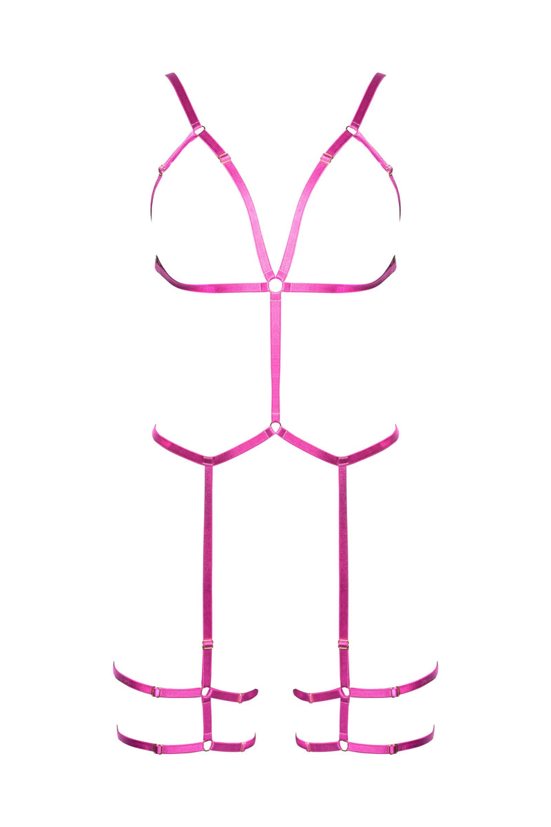 Coccinelle Pride Pink Body Harness