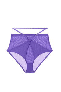 Eddie Purple Crossover High Waist Brief
