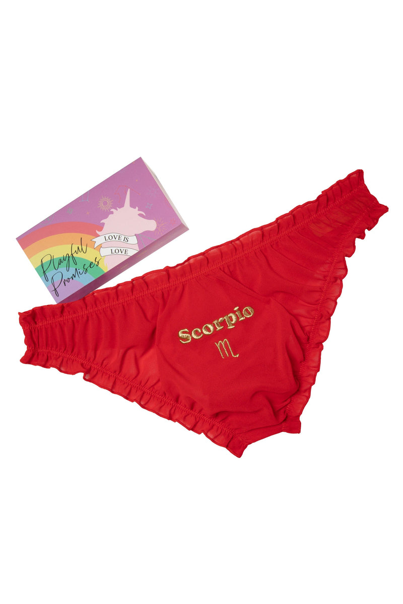 Scorpio Chiffon Star Sign Knickers