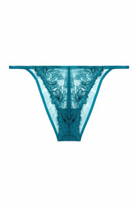 Marsha Teal Embroidery Brief