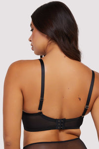 Hazel Leopard Print Bullet Bra