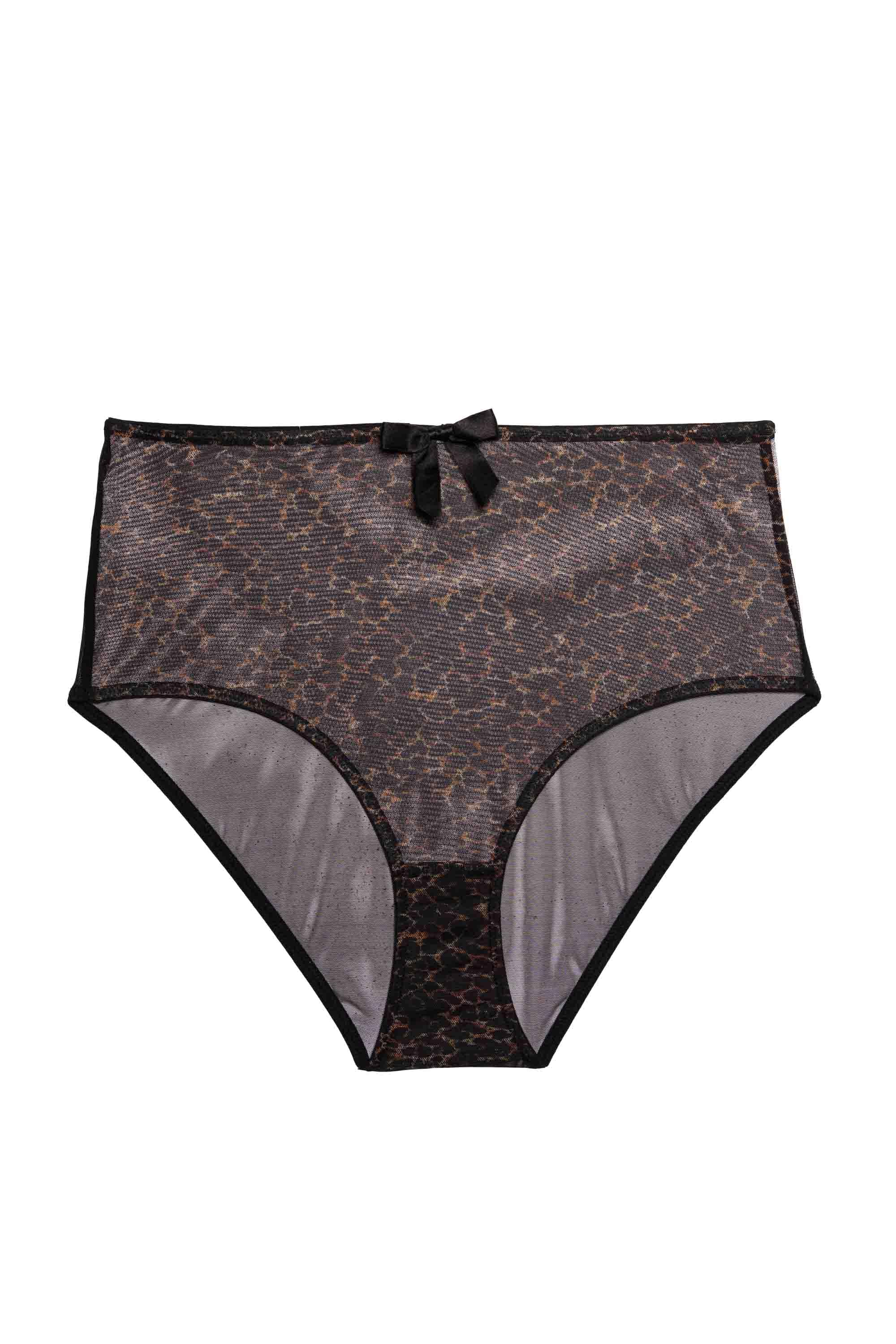 Hazel Leopard Print Classic High Waist Brief