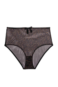 Hazel Leopard Print Classic High Waist Brief