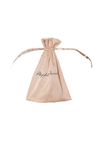 Black Satin And Lace Trim Ouvert Brief