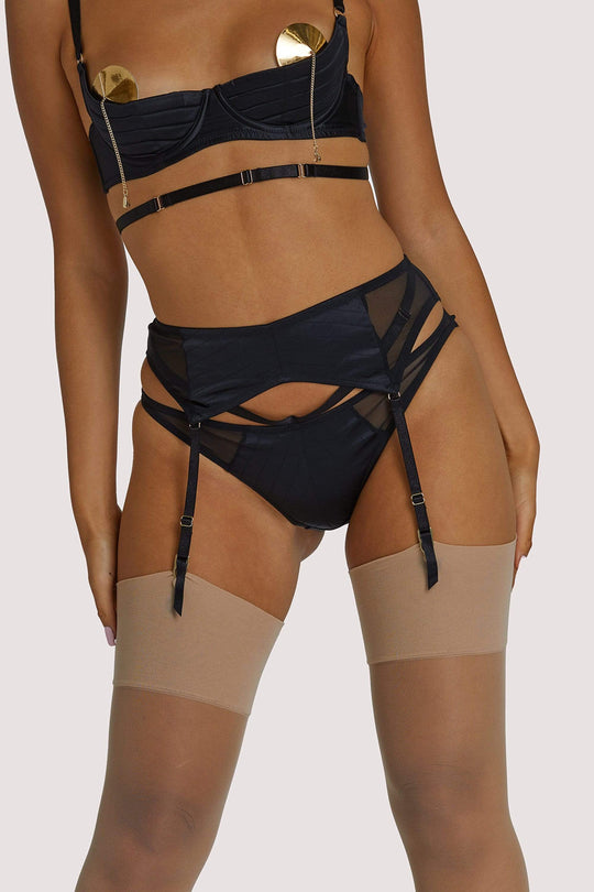 Playful Promises Sacha Black Suspender