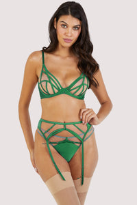 Ramona Green Mesh Suspender