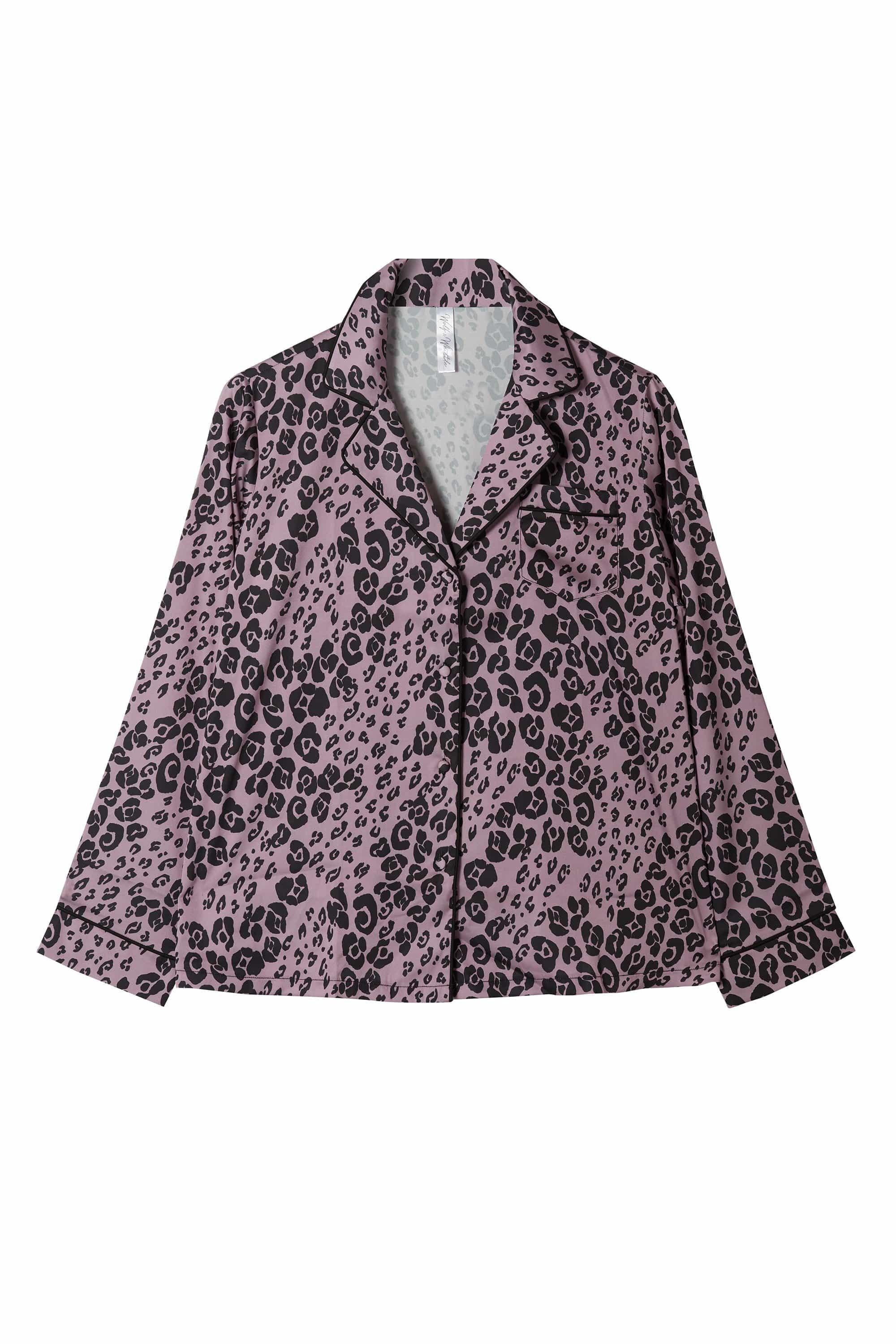 Kaylee Long Sleeve Lilac Animal PJs