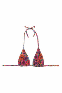 Wolf & Whistle Scarlett Floral Triangle Bikini Top