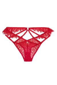 Chantal Red Brazilian Brief