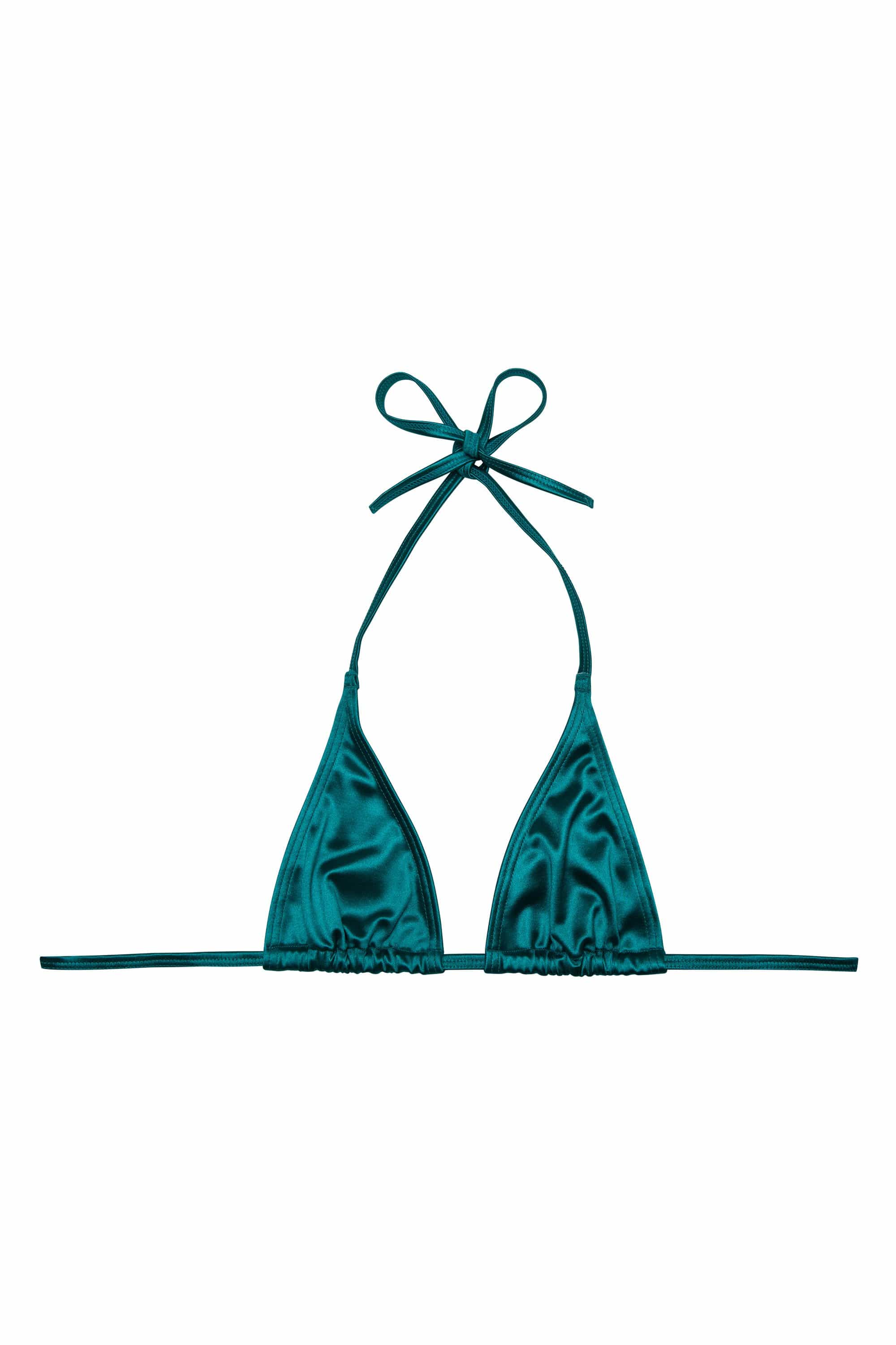 Wolf & Whistle Hannah Teal Triangle Bikini Top