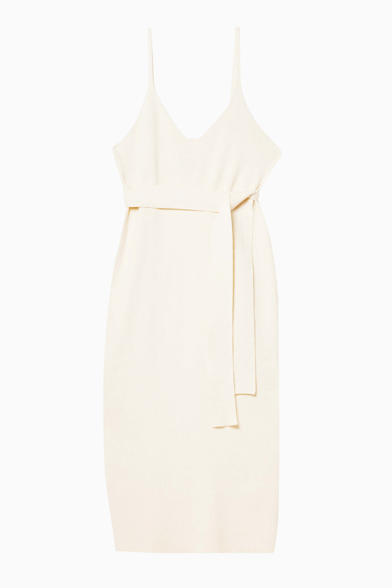 Lounge Ivory Knitted Rib Dress