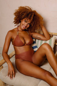 Morgan Bronze Glitter Mix & Match High-Waist Brief