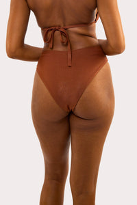 Morgan Bronze Glitter Mix & Match High-Waist Brief